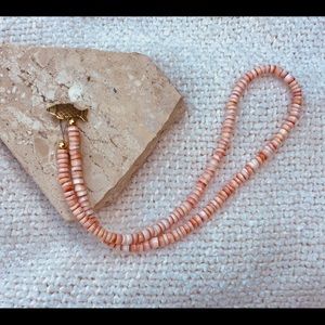 Shell beaded necklace